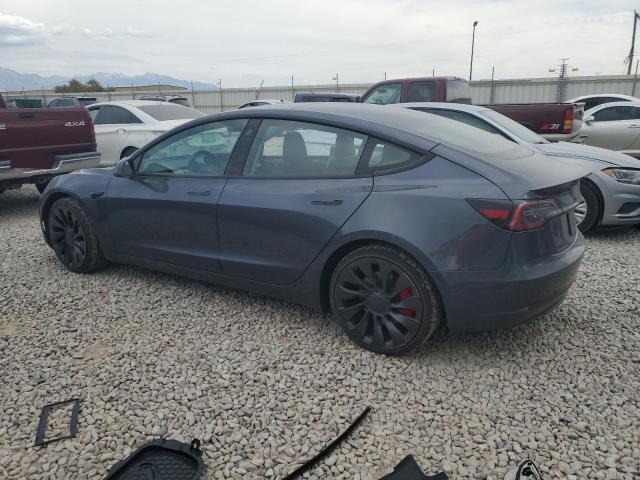 5YJ3E1EC2PF627897 - 2023 TESLA MODEL 3 ნაცრისფერი ფოტო 2