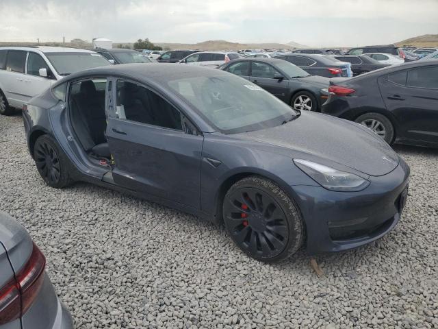 5YJ3E1EC2PF627897 - 2023 TESLA MODEL 3 ნაცრისფერი ფოტო 4