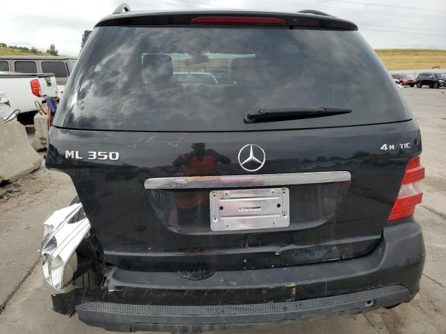 4JGBB86E07A201272 - 2007 MERCEDES-BENZ ML 350 BLACK photo 6