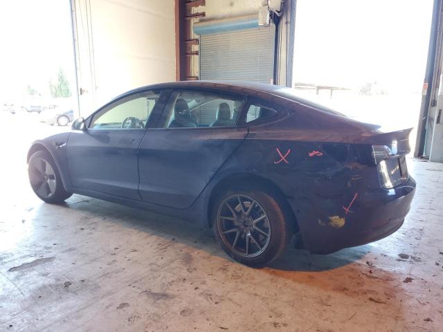 5YJ3E1EB7NF327664 - 2022 TESLA MODEL 3 Bleu photo 2