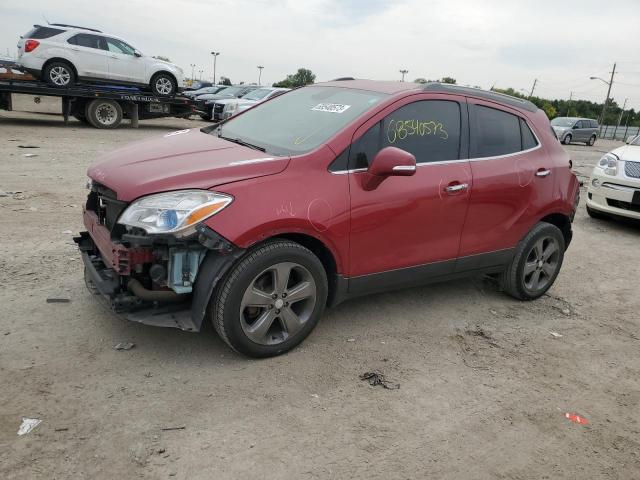 KL4CJASB8EB745728 - 2014 BUICK ENCORE RED photo 1