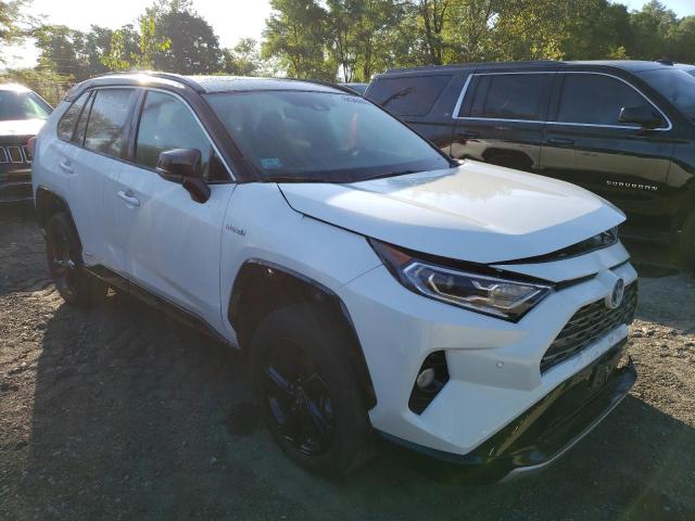 4T3E6RFV0MU059823 - 2021 TOYOTA RAV4 XSE WHITE photo 4