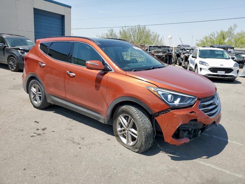 5XYZU3LB5JG518661 - 2018 HYUNDAI SANTA FE S ORANGE photo 4