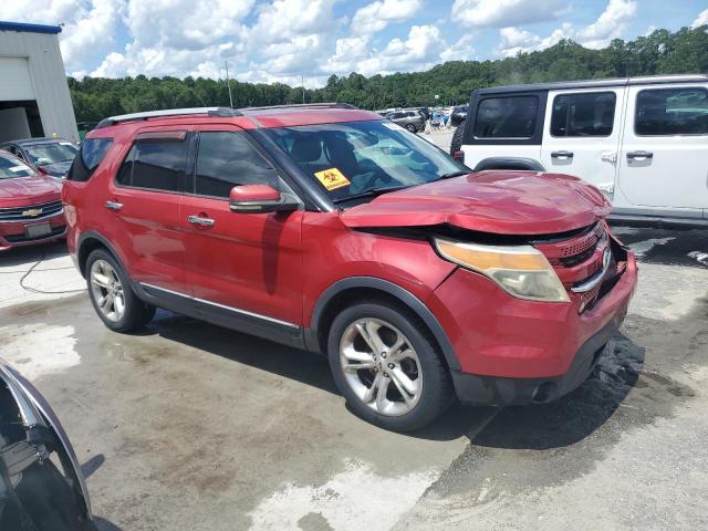 1FMHK7F85BGA14291 - 2011 FORD EXPLORER LIMITED 红色 照片 4