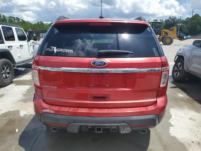 1FMHK7F85BGA14291 - 2011 FORD EXPLORER LIMITED 红色 照片 6