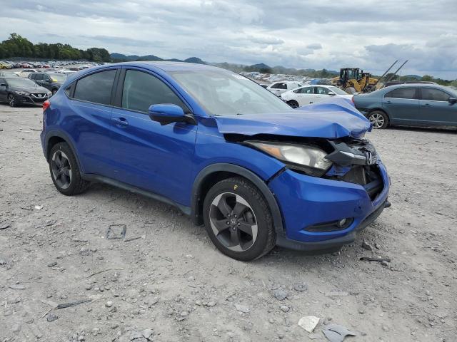 3CZRU6H54JM728654 - 2018 HONDA HR-V EX 蓝色 照片 4