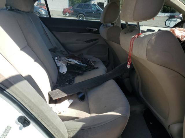 19XFA1F53AE068706 - 2010 HONDA CIVIC LX WHITE photo 10