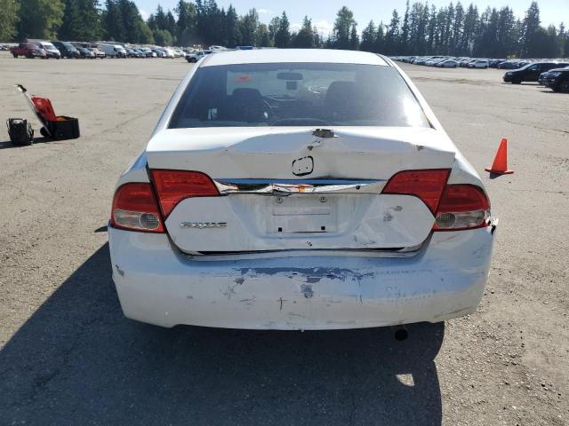 19XFA1F53AE068706 - 2010 HONDA CIVIC LX WHITE photo 6