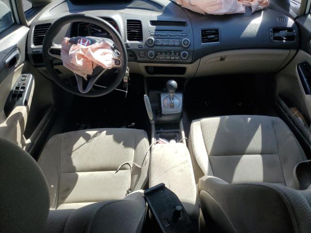 19XFA1F53AE068706 - 2010 HONDA CIVIC LX WHITE photo 8