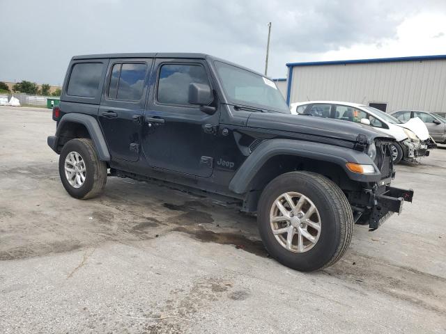 1C4HJXDG7PW622554 - 2023 JEEP WRANGLER SPORT შავი ფოტო 4