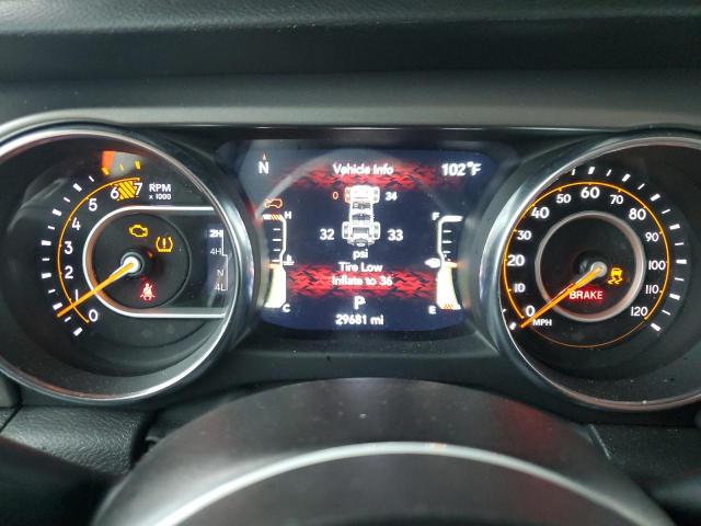 1C4HJXDG7PW622554 - 2023 JEEP WRANGLER SPORT შავი ფოტო 9