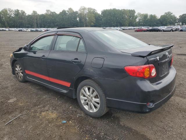 1NXBU4EE3AZ355520 - 2010 TOYOTA COROLLA BASE Чорний фото 2