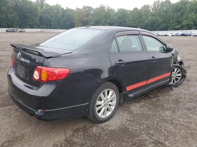 1NXBU4EE3AZ355520 - 2010 TOYOTA COROLLA BASE Чорний фото 3