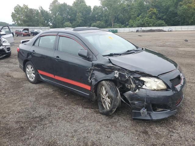 1NXBU4EE3AZ355520 - 2010 TOYOTA COROLLA BASE Чорний фото 4