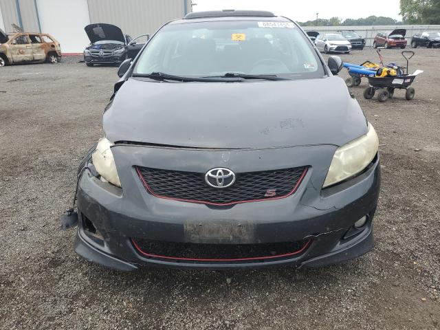 1NXBU4EE3AZ355520 - 2010 TOYOTA COROLLA BASE Чорний фото 5