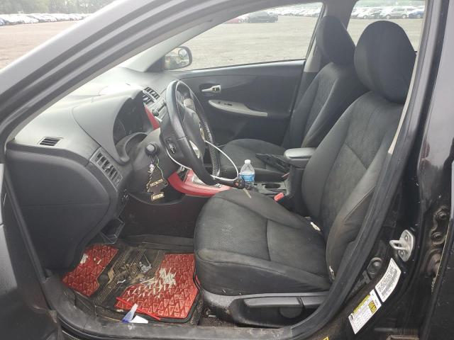 1NXBU4EE3AZ355520 - 2010 TOYOTA COROLLA BASE Чорний фото 7