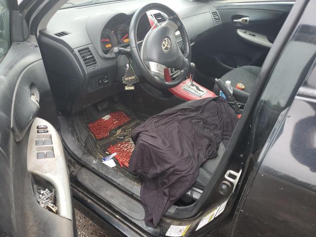 1NXBU4EE3AZ355520 - 2010 TOYOTA COROLLA BASE Чорний фото 8