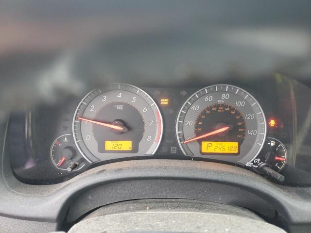 1NXBU4EE3AZ355520 - 2010 TOYOTA COROLLA BASE Чорний фото 9