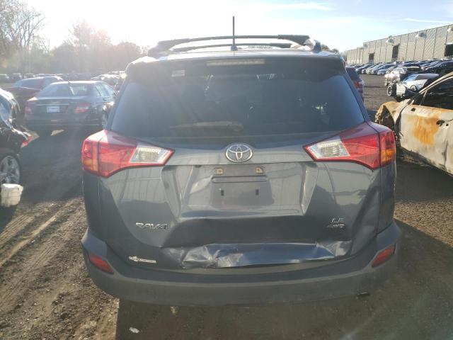 JTMBFREV6DD019571 - 2013 TOYOTA RAV4 LE BLUE photo 6