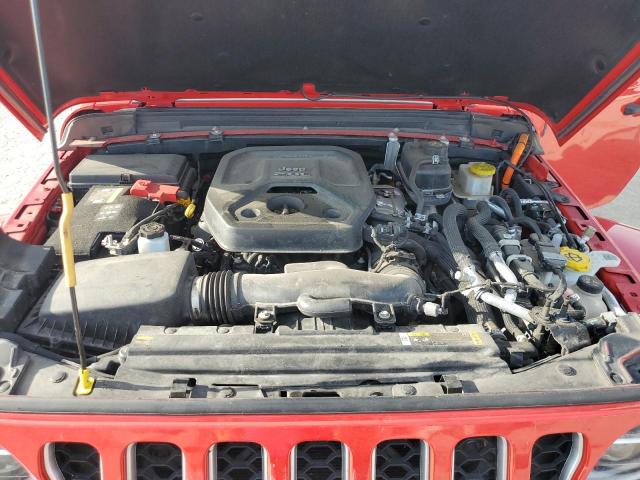 1C4JJXP61NW108376 - 2022 JEEP WRANGLER U SAHARA 4XE RED photo 11