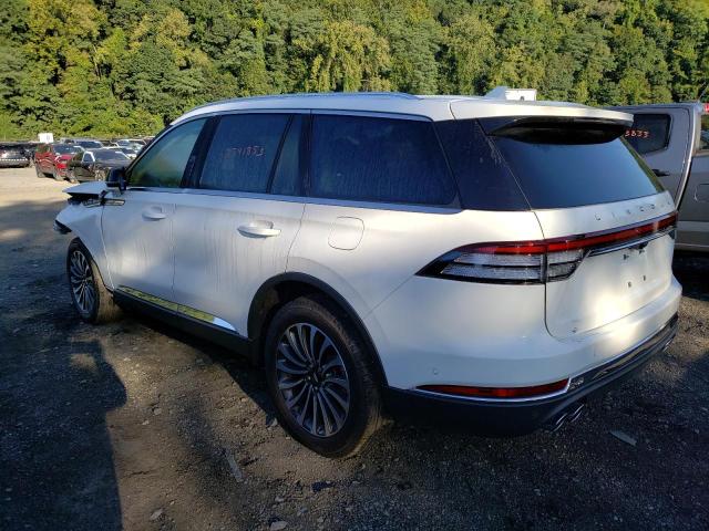 5LM5J7XC7PGL01287 - 2023 LINCOLN AVIATOR RESERVE WHITE photo 2