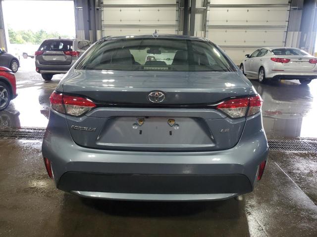 5YFEPMAE2MP154966 - 2021 TOYOTA COROLLA LE Көк фото 6