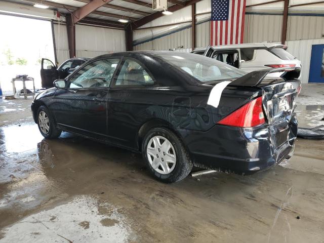 1HGEM22533L080512 - 2003 HONDA CIVIC LX BLACK photo 2