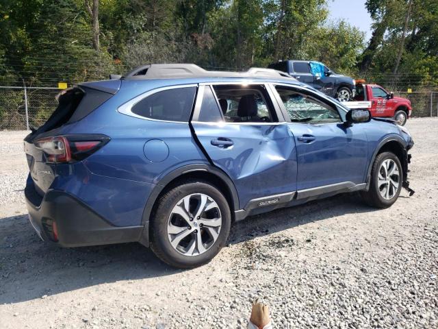 4S4BTANC0N3186973 - 2022 SUBARU OUTBACK LIMITED BLUE photo 3