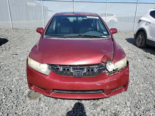 2HGFA16009H007478 - 2009 HONDA CIVIC EXL ბურგუნდია ფოტო 5