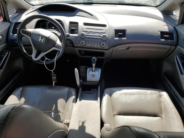 2HGFA16009H007478 - 2009 HONDA CIVIC EXL ბურგუნდია ფოტო 8