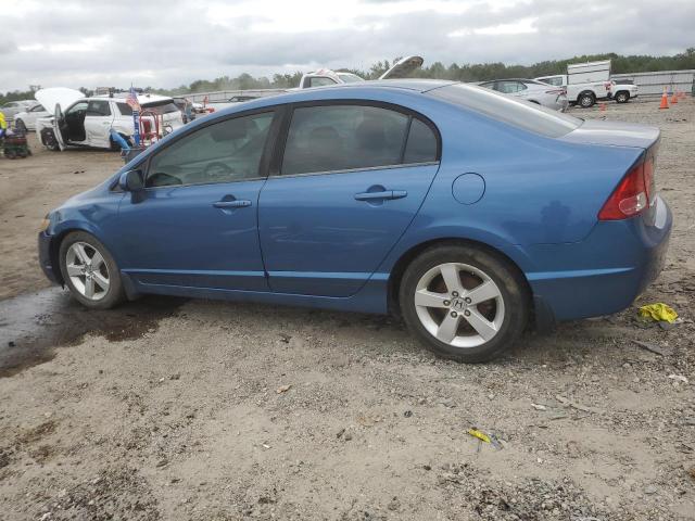 1HGFA16858L009282 - 2008 HONDA CIVIC EX BLUE photo 2