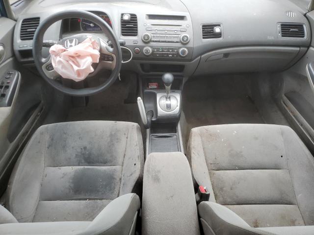 1HGFA16858L009282 - 2008 HONDA CIVIC EX BLUE photo 8