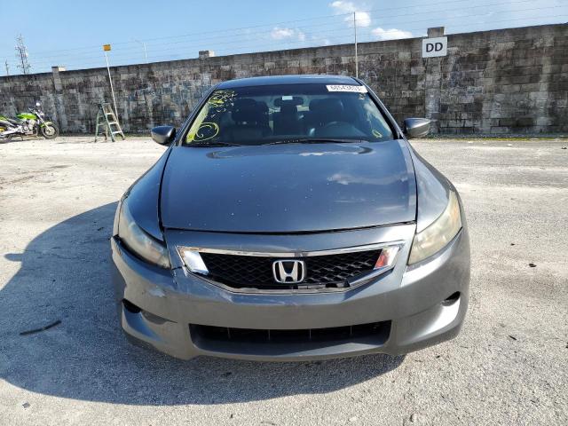 1HGCS12389A025967 - 2009 HONDA ACCORD LX GRAY photo 5