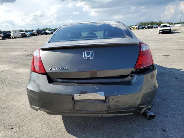 1HGCS12389A025967 - 2009 HONDA ACCORD LX GRAY photo 6