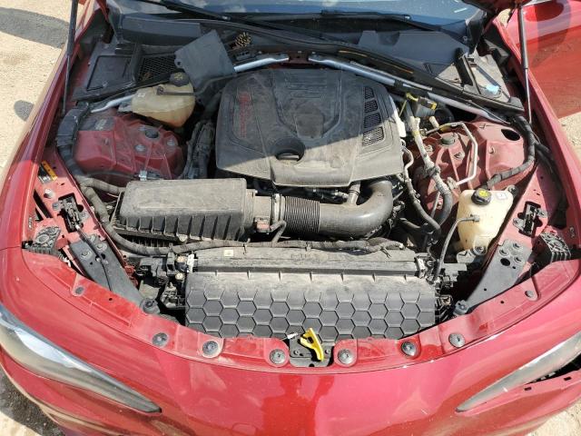 ZARFAECN7H7543060 - 2017 ALFA ROMEO GIULIA TI RED photo 11