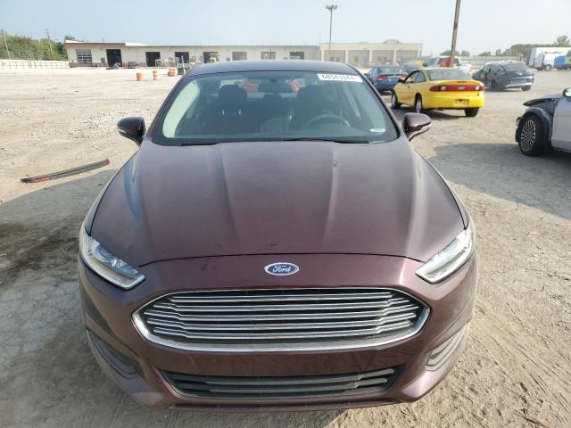 3FA6P0HR9DR278366 - 2013 FORD FUSION SE BURGUNDY photo 5