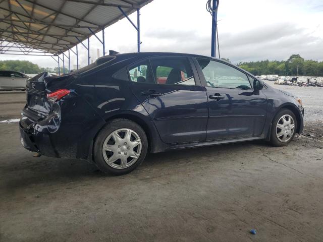 5YFEPMAE2MP163246 - 2021 TOYOTA COROLLA LE BLUE photo 3