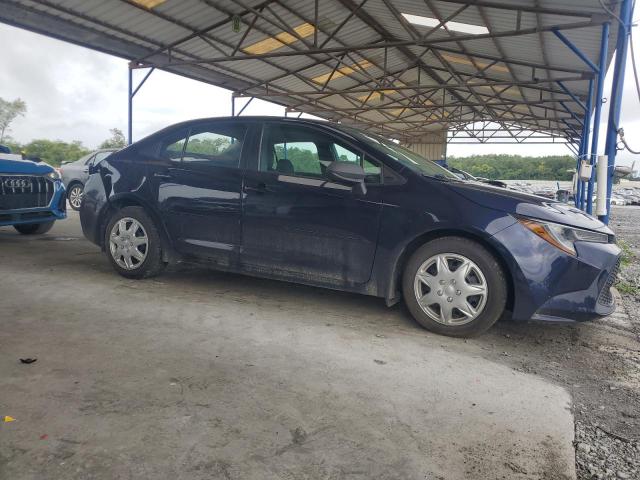 5YFEPMAE2MP163246 - 2021 TOYOTA COROLLA LE BLUE photo 4