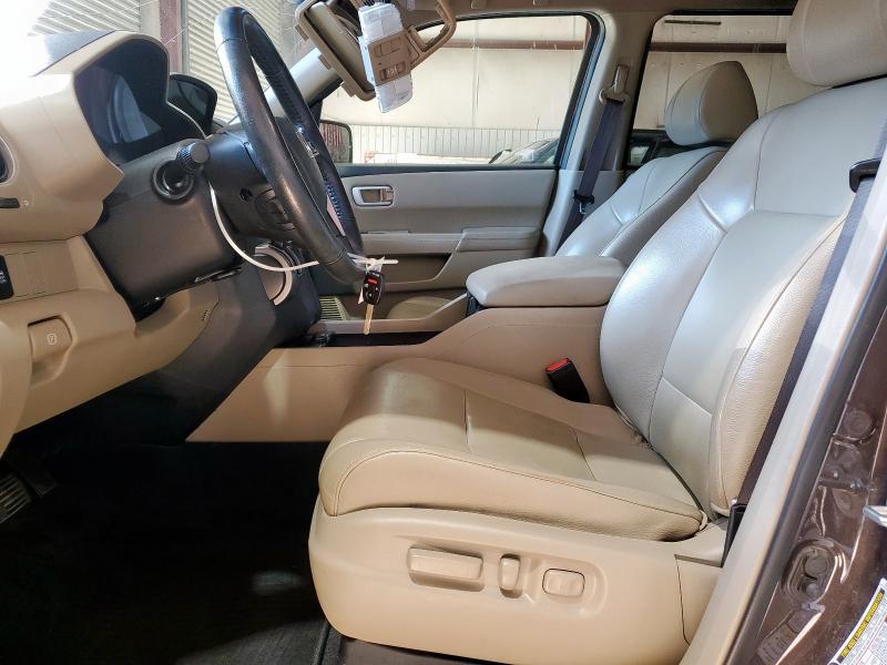 5FNYF4H58CB067590 - 2012 HONDA PILOT EXL GRAY photo 7