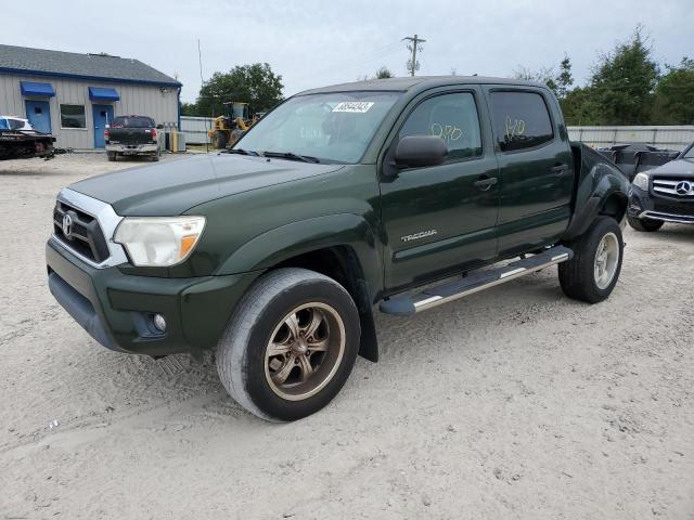 5TFJU4GN7EX059207 - 2014 TOYOTA TACOMA DOUBLE CAB PRERUNNER GREEN photo 1