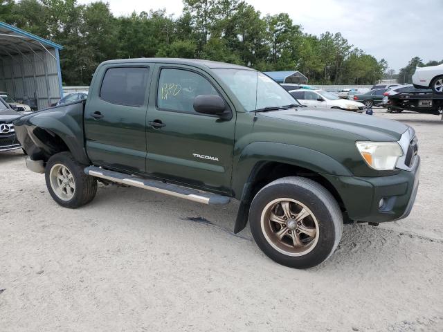 5TFJU4GN7EX059207 - 2014 TOYOTA TACOMA DOUBLE CAB PRERUNNER GREEN photo 4