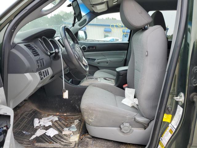 5TFJU4GN7EX059207 - 2014 TOYOTA TACOMA DOUBLE CAB PRERUNNER GREEN photo 7