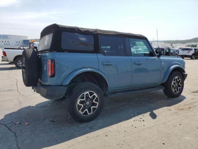 1FMDE5BH1NLB72235 - 2022 FORD BRONCO BASE BLUE photo 3