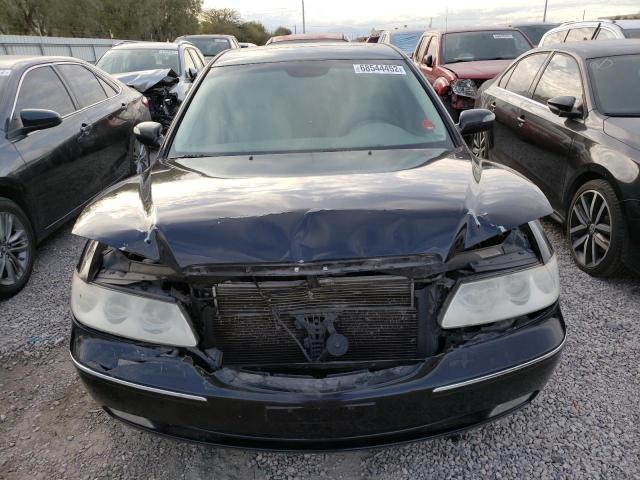 KMHFC46F57A184940 - 2007 HYUNDAI AZERA SE BLACK photo 5