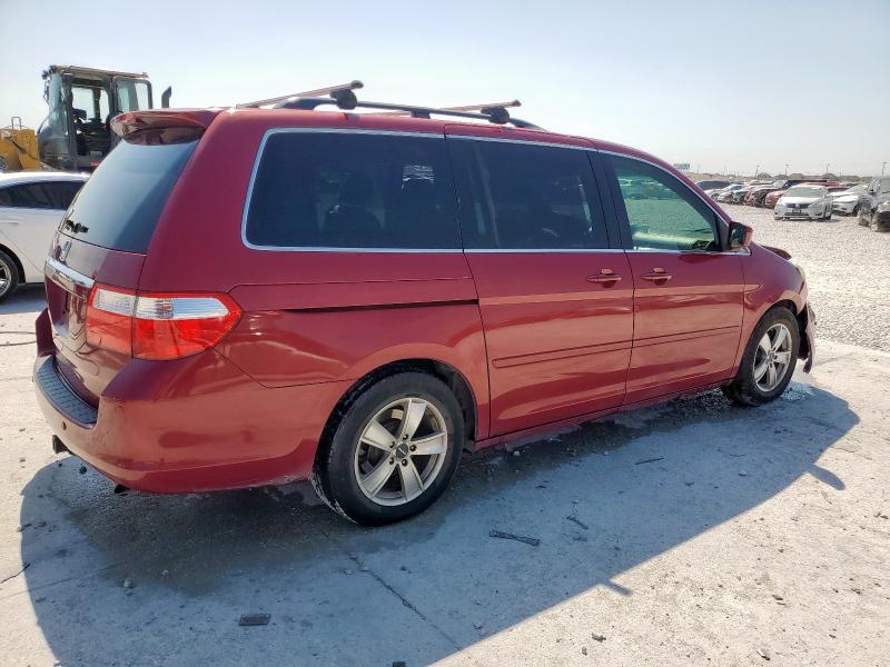 5FNRL38836B005469 - 2006 HONDA ODYSSEY TOURING წითელი ფოტო 3