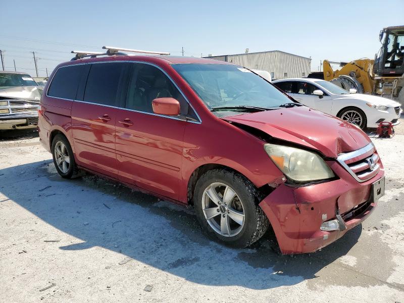 5FNRL38836B005469 - 2006 HONDA ODYSSEY TOURING წითელი ფოტო 4
