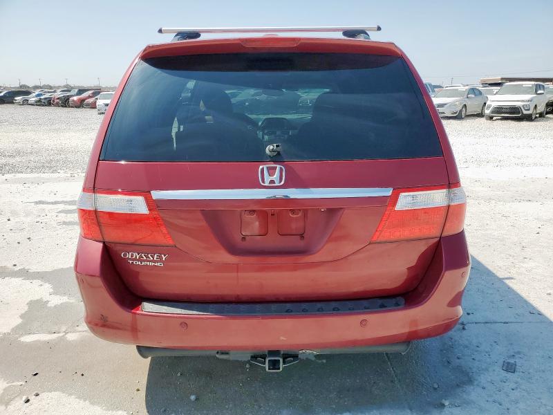 5FNRL38836B005469 - 2006 HONDA ODYSSEY TOURING წითელი ფოტო 6