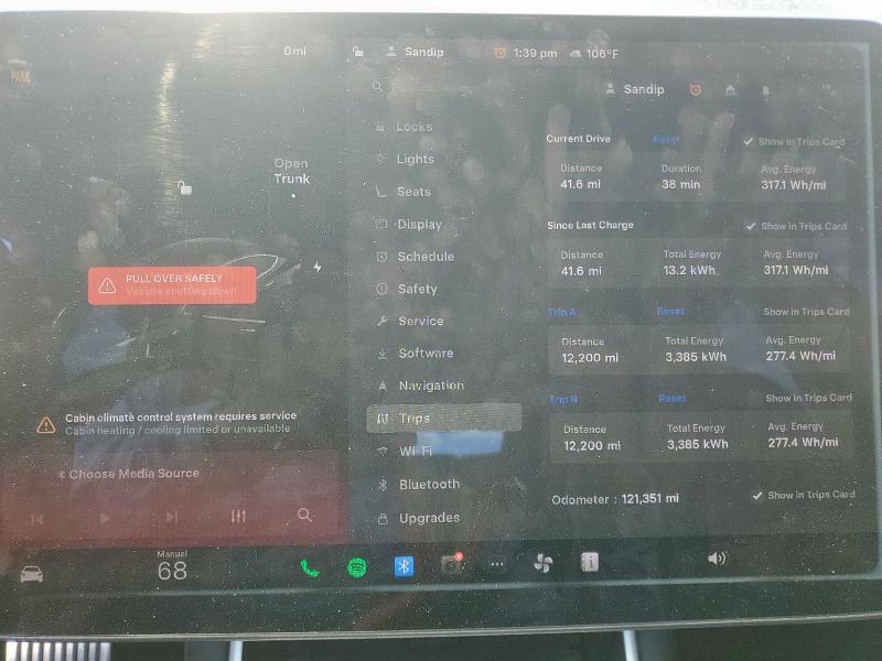 5YJ3E1EA9LF657648 - 2020 TESLA MODEL 3 BLACK photo 9