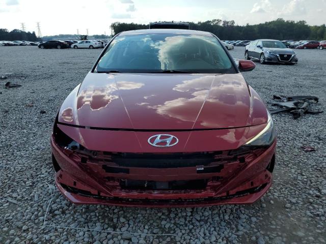 KMHLN4AJ8MU007382 - 2021 HYUNDAI ELANTRA LIMITED RED photo 5