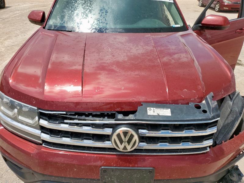 1V2WR2CA5KC591006 - 2019 VOLKSWAGEN ATLAS SE მუქწითელი ფოტო 12